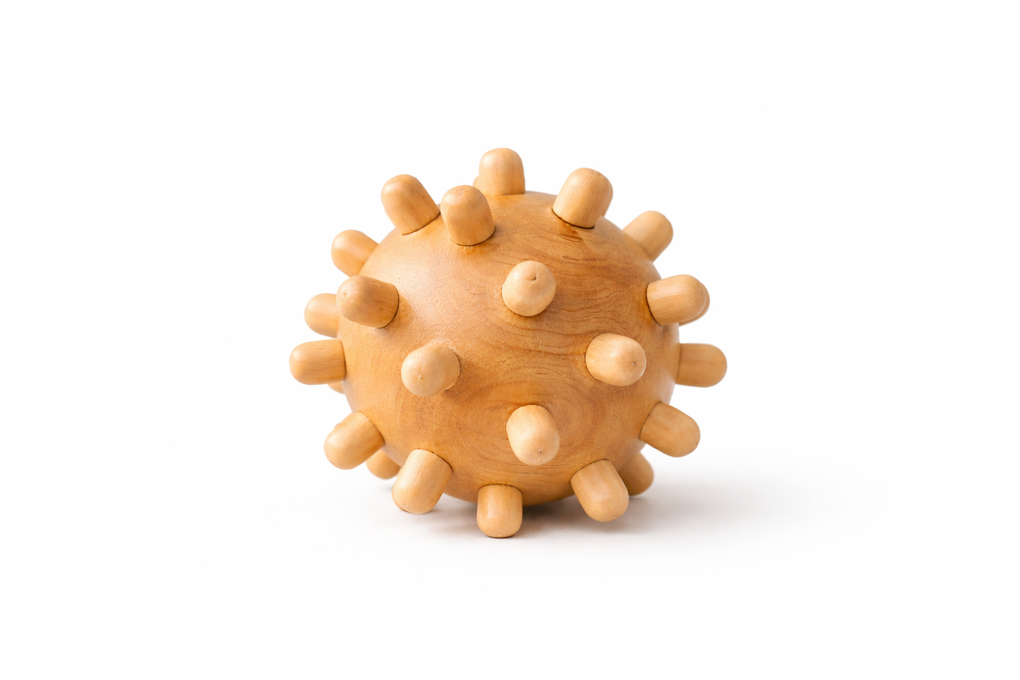 Massageball aus Lotusholz – Natürliche Entspannung für Hand & Körper