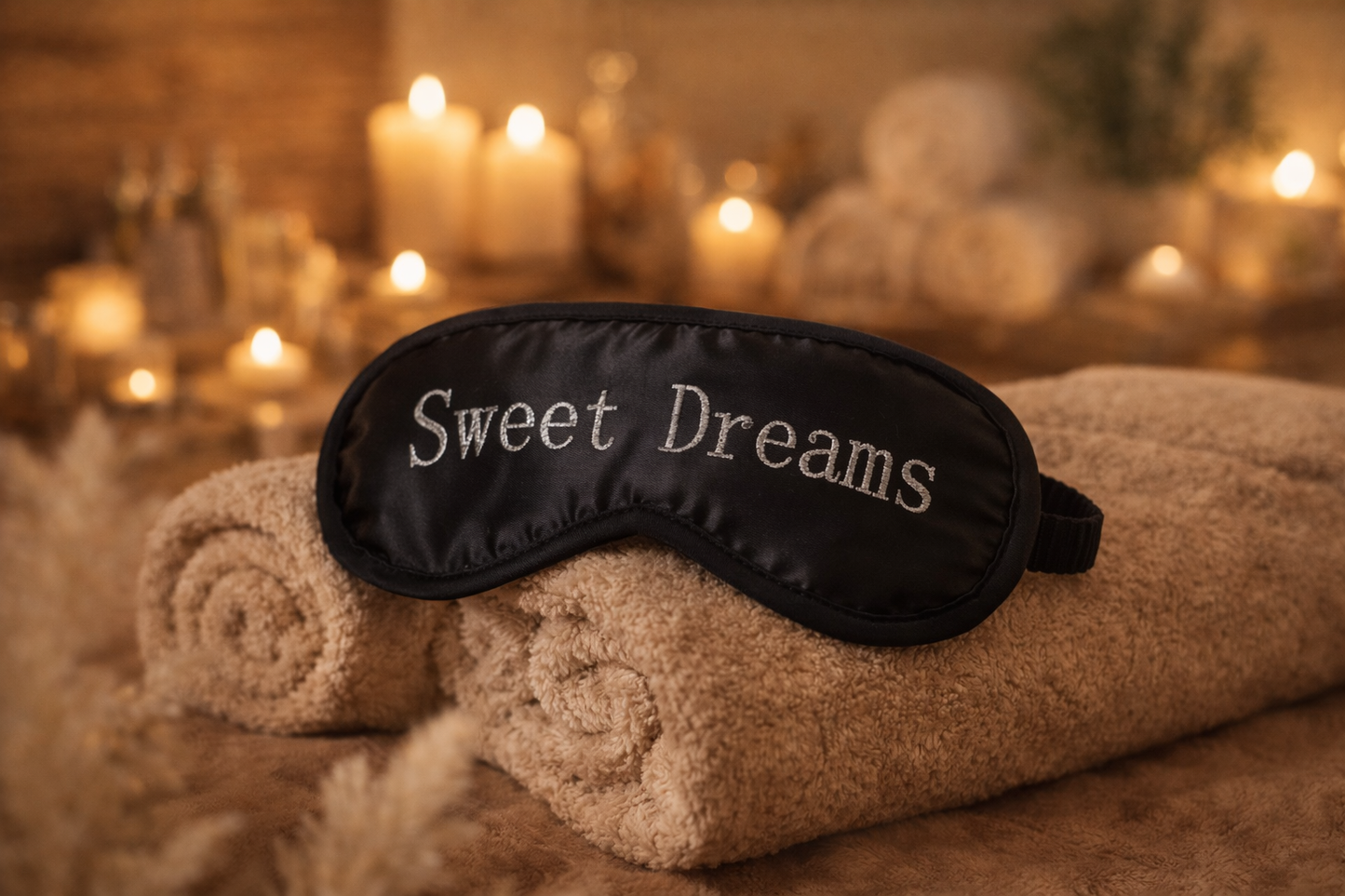 Schlafmaske aus Satin – Sweet Dreams | Spa & Wellness Augenmaske