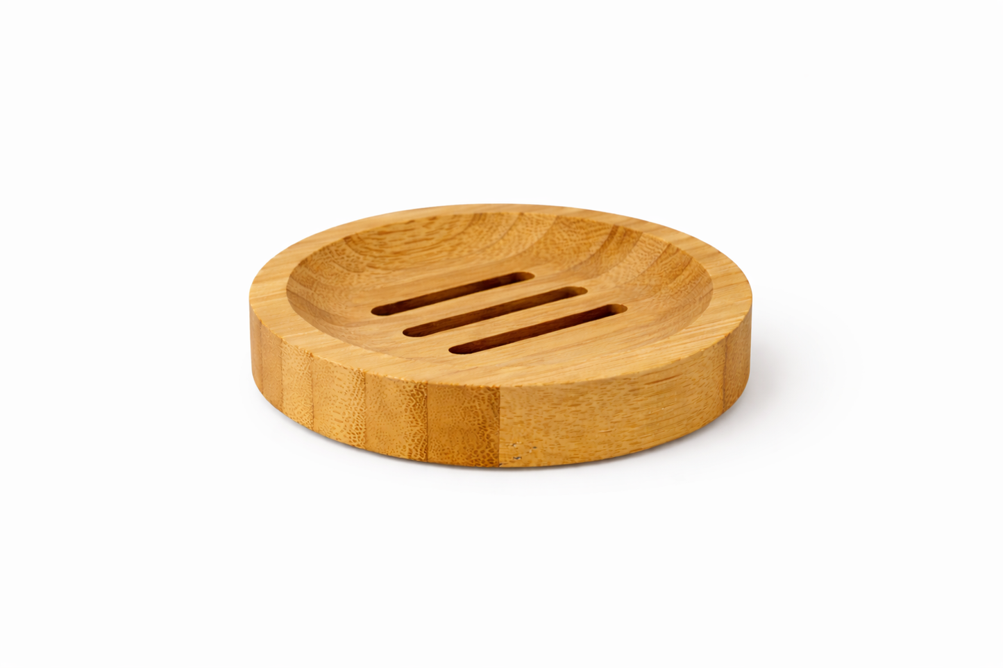 Seifenschale aus Bambus, rund Spa Wellness Naturseife