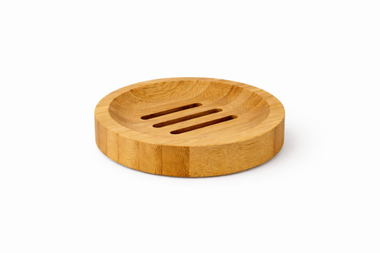 Seifenschale aus Bambus, rund Spa Wellness Naturseife